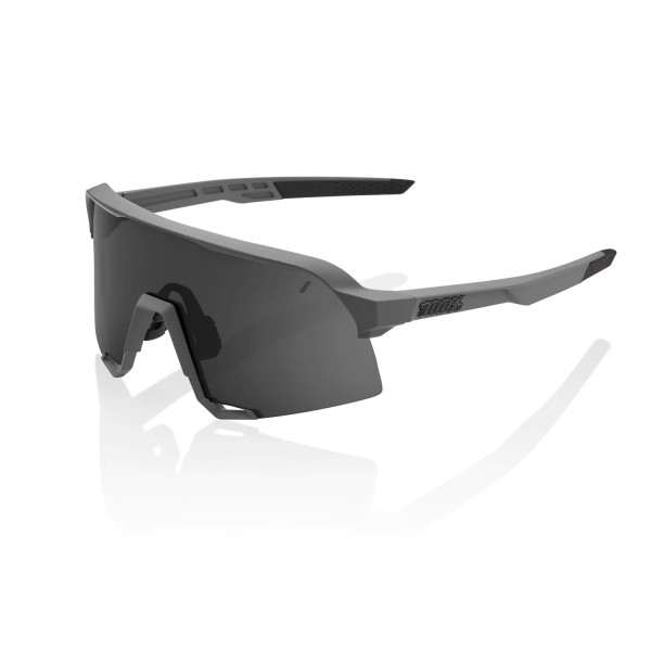 100% S3 Matte Cool Gray Smoke Lens Glasses