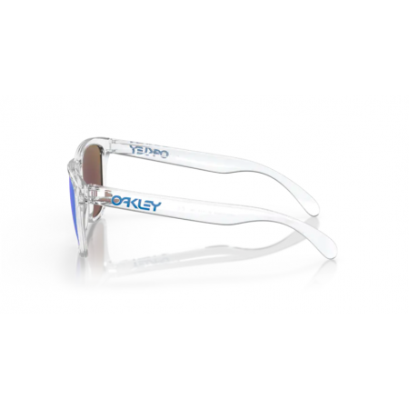 Lunettes Oakley Frogskins Crystal Clear avec Prizm Sapphire
