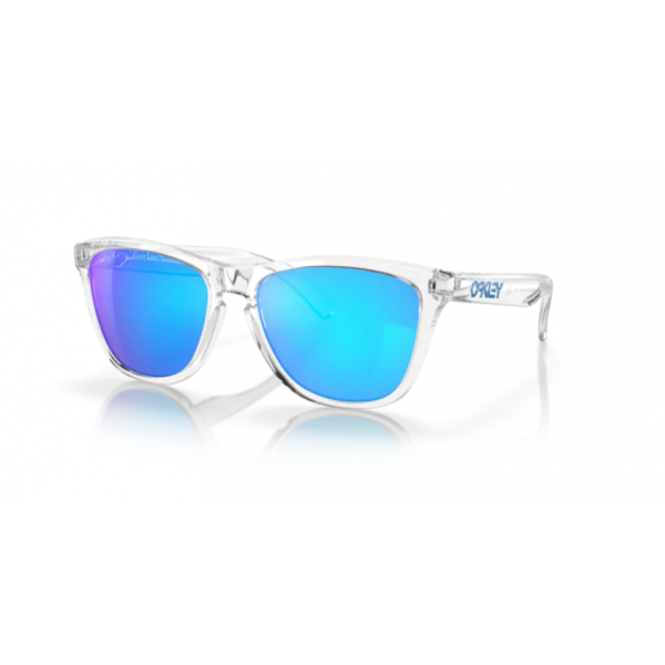 Lunettes Oakley Frogskins Crystal Clear avec Prizm Sapphire