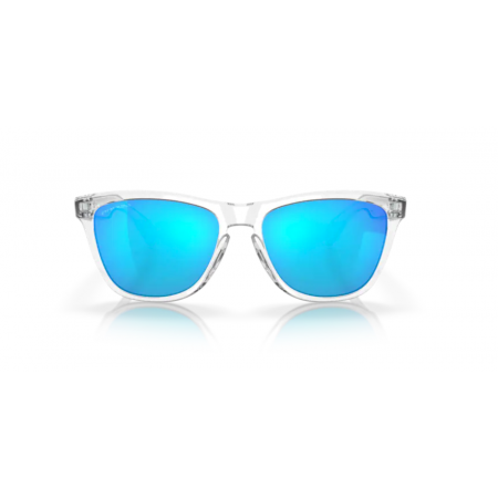 Lunettes Oakley Frogskins Crystal Clear avec Prizm Sapphire