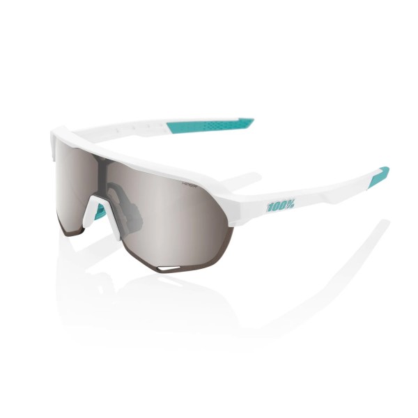 100% S2 BORA White HiPER Silver sunglasses
