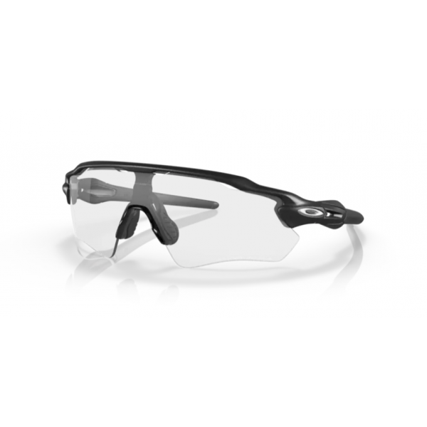 Oakley Radar EV Path Gray sunglasses with Clear to Black Iridium photochromic lenses